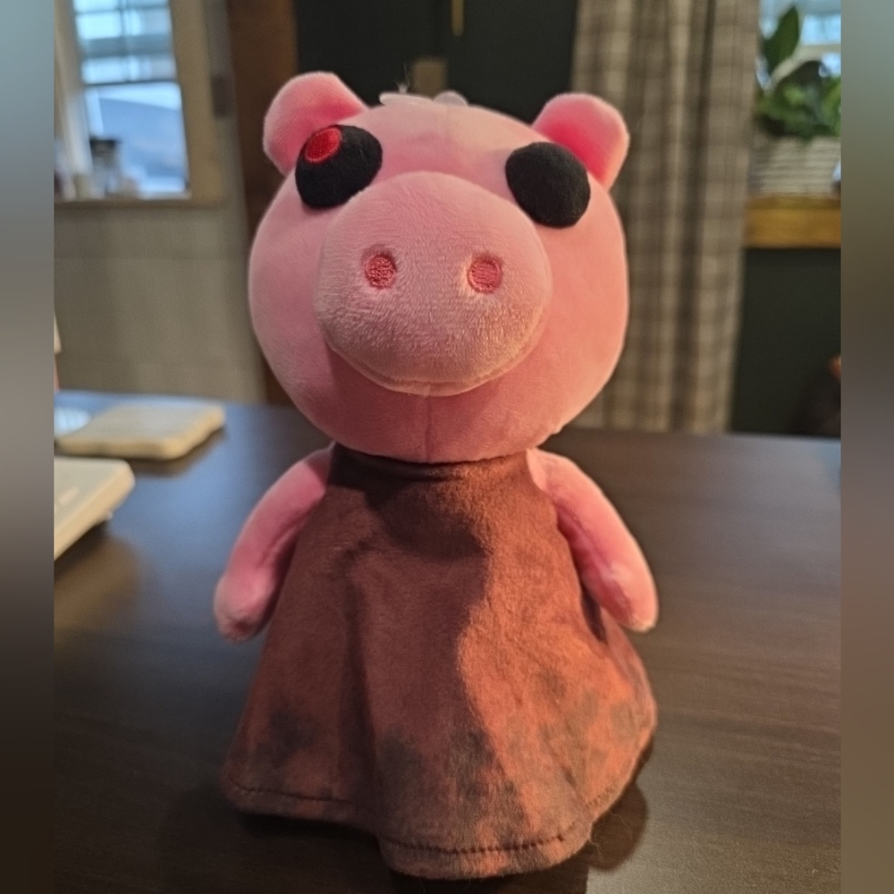 Roblox Piggy Plush Stuffed Animal Pink‎ Pig Doll 9 Inch Minitoon
